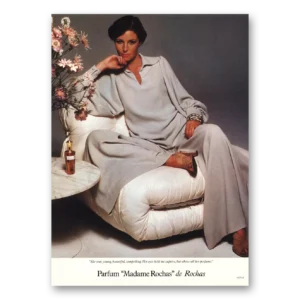1976 Madame Rochas Parfum Print Ad | Young Beautiful