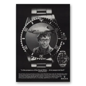 1976 Rolex Print Ad | Peter Benchley
