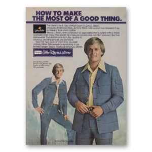 1976 Sears Mens Store Print Ad | Good Thing