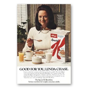 1976 Kelloggs Special K Print Ad | Linda Chase