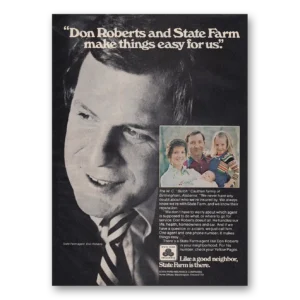 1976 State Farm Insurance Print Ad | Don Roberts