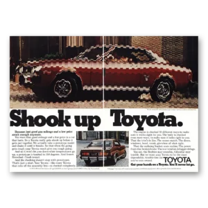 1975 Toyota Celica Print Ad | Shook Up