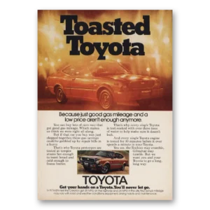 1976 Toyota Print Ad | Toasted Toyota