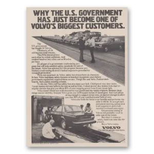1976 Volvo Print Ad | Us Government