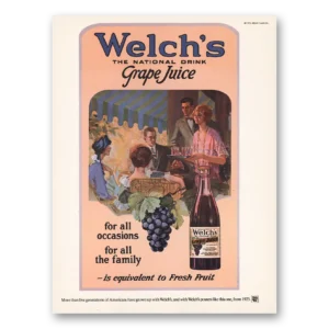 1976 Welch's Grape Juice Print Ad | Five Generations
