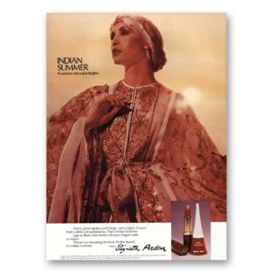 1977 Elizabeth Arden Print Ad | Indian Summer