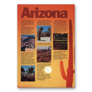 1977 Arizona Print Ad | Few Hours