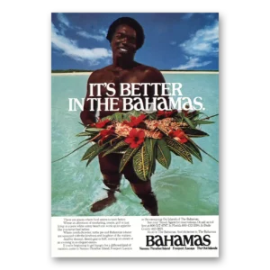 1977 Bahamas Print Ad | Better In The Bahamas