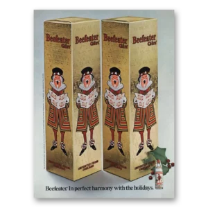 1977 Beefeater Print Ad | Perfect Harmony