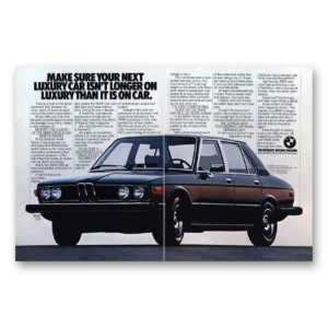 1977 BMW 5 Series Print Ad | Next Luxury Car