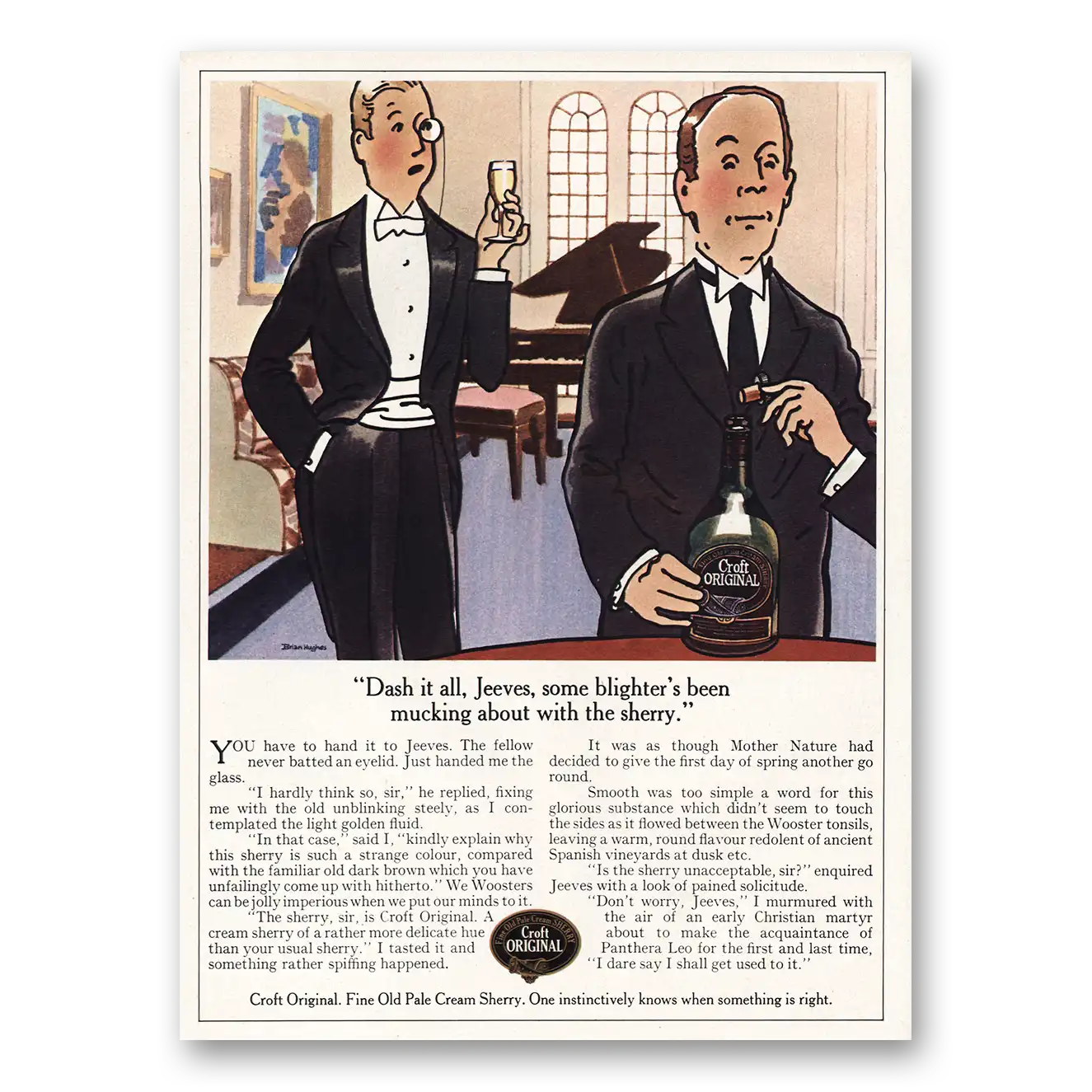 1977 Croft Original Sherry Print Ad | Original Dash