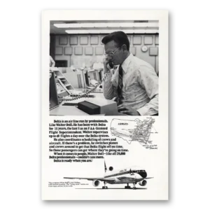 1977 Delta Air Lines Print Ad | Walter Doll
