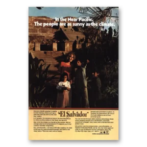 1977 El Salvador Print Ad | People Sunny