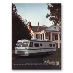 1977 Executive Industries RV Print Ad | Motorhome Rv