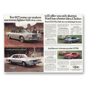 1976 Ford LTD Print Ad | Ltdii