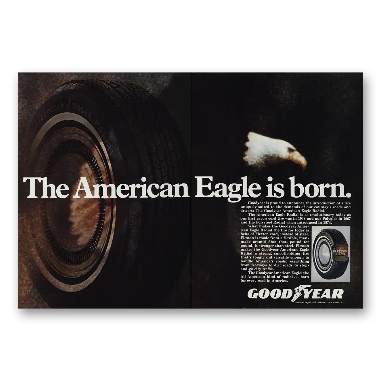 1977 Goodyear Tires Print Ad | American Eagle