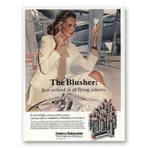 1977 Helena Rubinstein Cosmetics Print Ad | Flying Colors