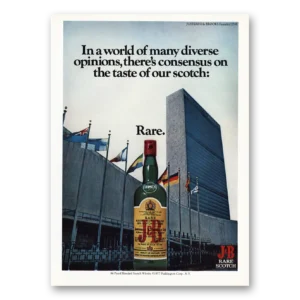 1977 J&B Scotch Whisky Print Ad | Diverse Opinions