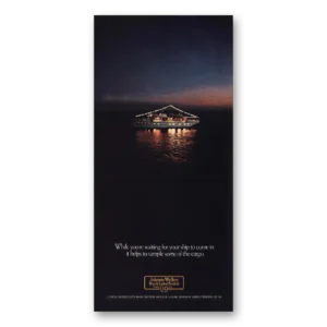 1977 Johnnie Walker Black Label Print Ad | Ship To Come