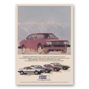 1976 Lancia of America Print Ad | Engineering