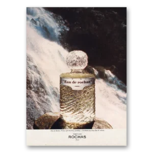 1977 Eau de Rochas Perfume Print Ad | Brilliant Day