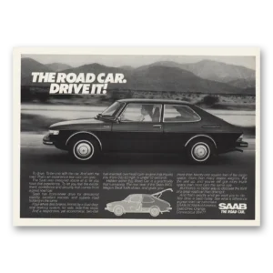 1977 Saab Print Ad | The Road Car Drive It