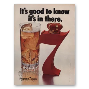 1977 Seagrams 7 Crown Whiskey Print Ad | Good To Know