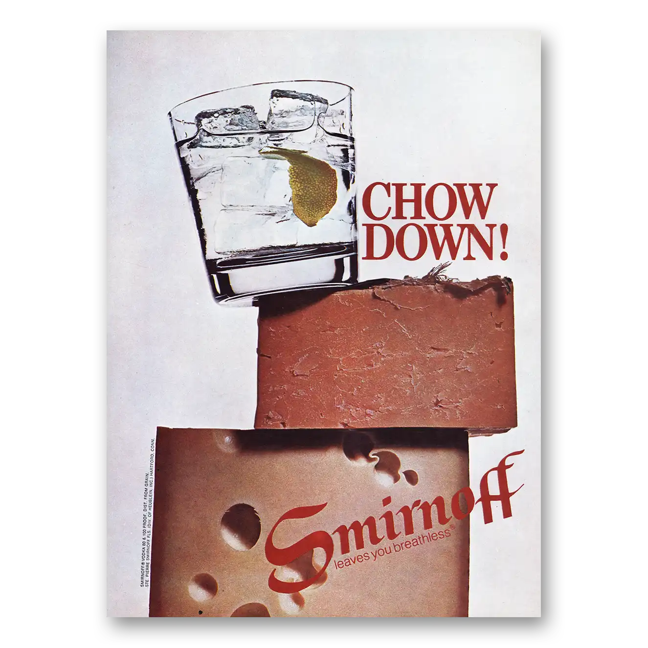 1977 Smirnoff Vodka Print Ad | Chow Down