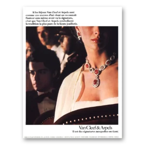 1977 Van Cleef & Arpels Jewelry Print Ad | Van Cleef Et Arpels