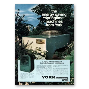 1977 York Air Conditioning Print Ad | Springtime Machines