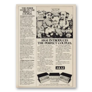 1978 Akai Receivers Print Ad | Perfect Couples