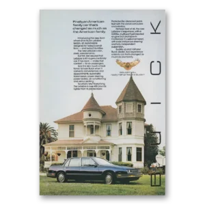 1978 Buick LeSabre Print Ad | Family Car