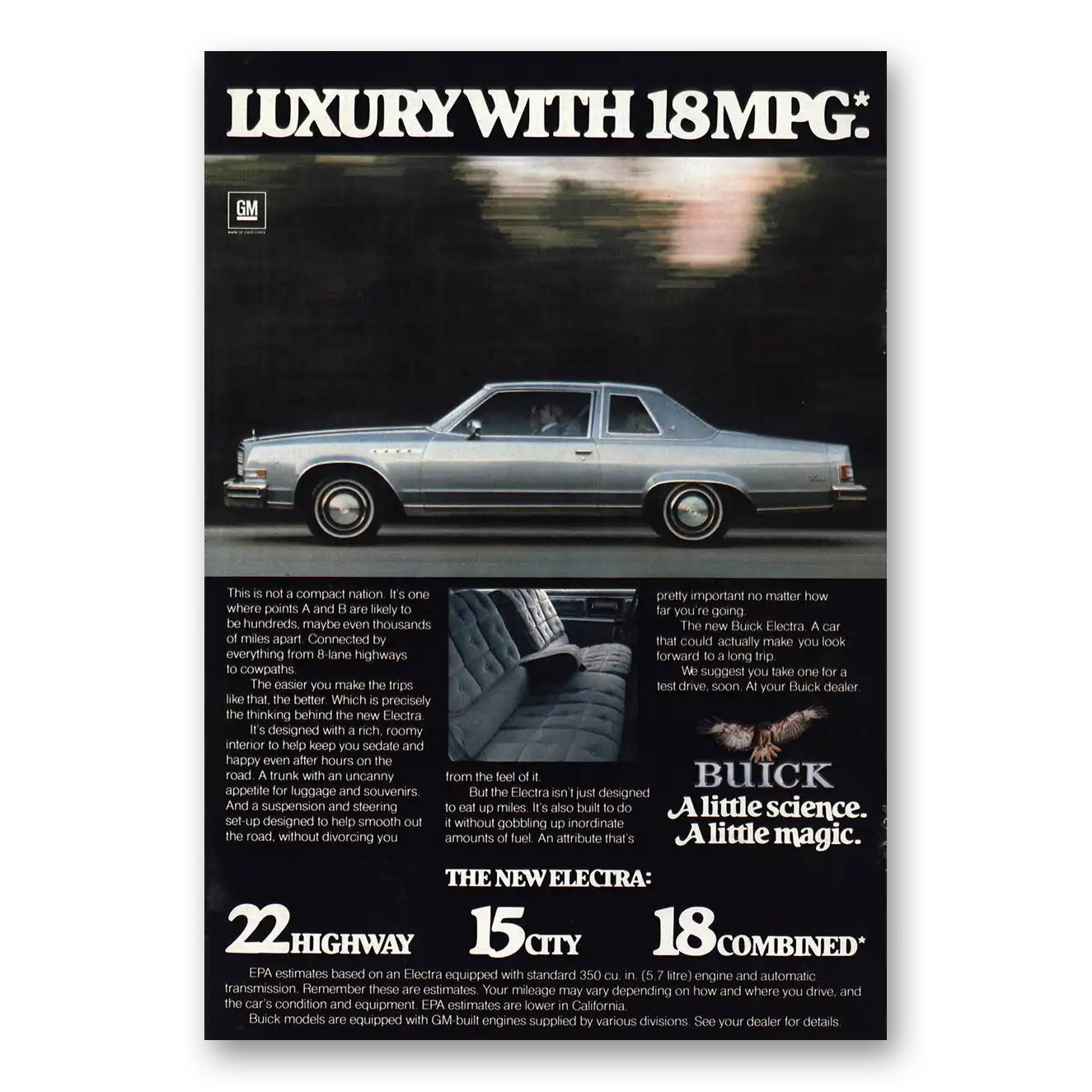 1978 Buick Electra Print Ad | Luxury