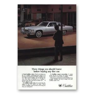 1978 Cadillac Print Ad | Showroom
