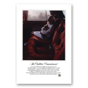 1978 Cadillac Print Ad | Back Seat