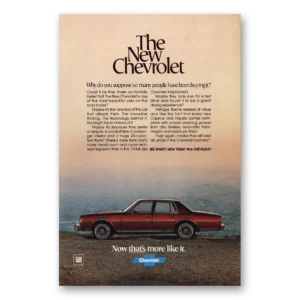 1978 Chevrolet Print Ad | New Chevrolet