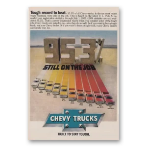 1978 Chevrolet Trucks Print Ad | Tough Record