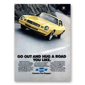 1978 Chevrolet Camaro Print Ad | Hug A Road