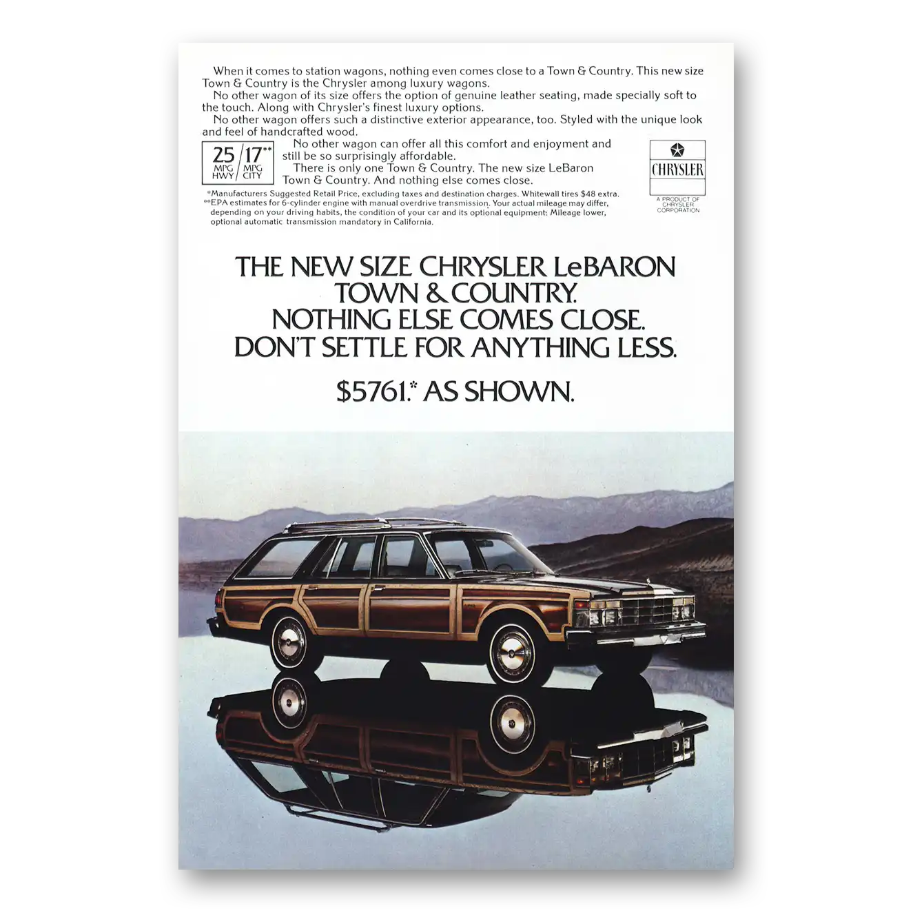 1978 Chrysler LeBaron Print Ad | Station Wagons
