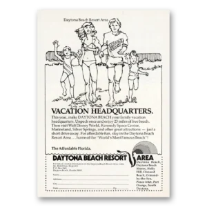 1978 Daytona Beach Florida Print Ad | Headquarters
