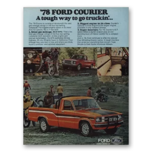 1978 Ford Courier Print Ad | Tough Way
