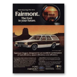 1978 Ford Fairmont Print Ad | Your Future