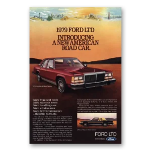 1978 Ford LTD Print Ad | American Road Car