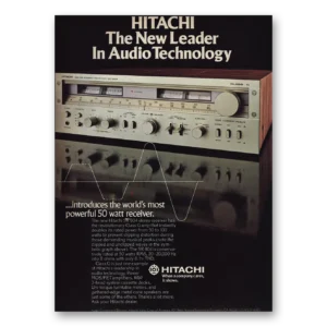 1978 Hitachi Print Ad | Audio Technology