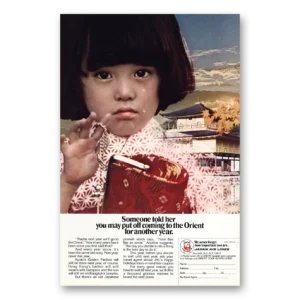 1978 Japan Air Lines Print Ad | Someone Told Her