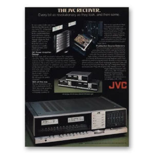 1978 JVC Receiver Print Ad | Revolutionary