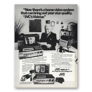 1978 JVC Vidstar Print Ad | Star Quality