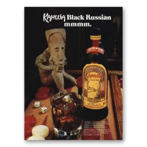 1978 Kahlua Print Ad | Black Russian