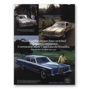 1978 Lincoln Continental Print Ad | Have Switched
