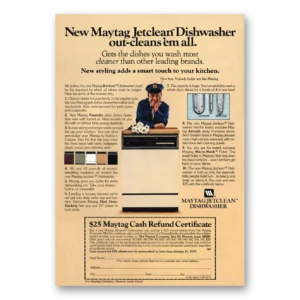 1978 Maytag Dishwasher Print Ad | Jetclean Dishwasher